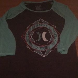 NWOT 3/4 sleeves Hurleybaseball shirt, never worn